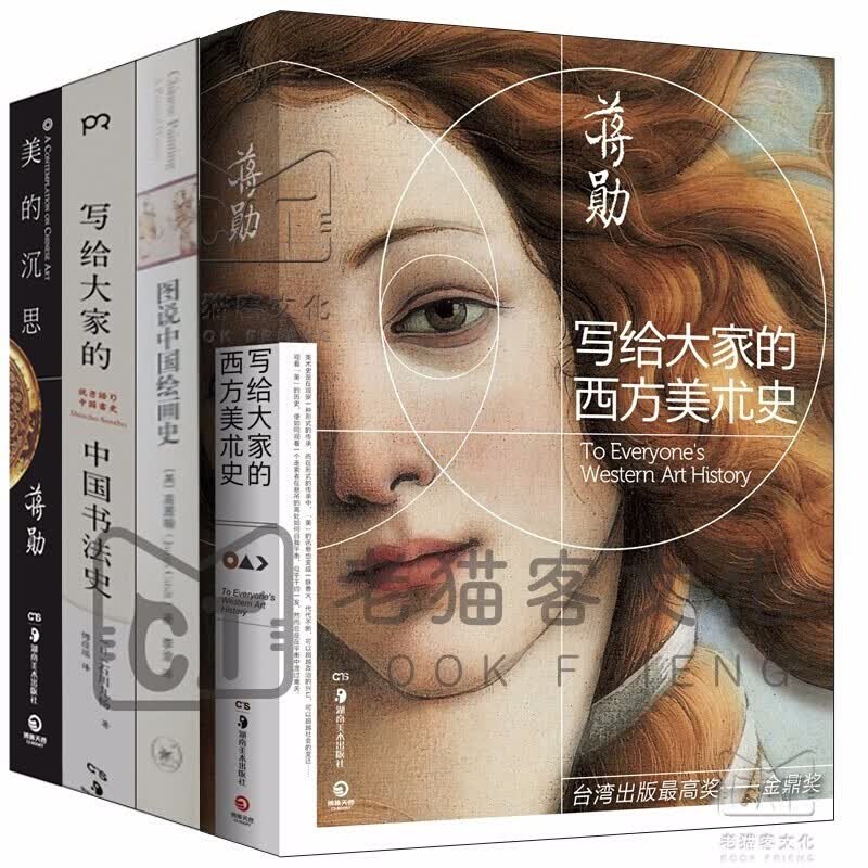 写给大家的西方美术史【4册】蒋勋作品 美的沉思 图说中国绘画史 写给大家的中国书法史