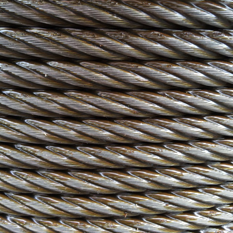 适配6股光面油性钢丝绳/行车电动葫芦卷扬机塔吊钢丝绳8mm-65mm现货 6