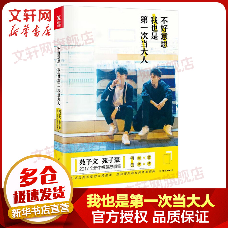 不好意思,我也是第一次当大人 苑子文苑子豪新书北大双胞胎励志故事