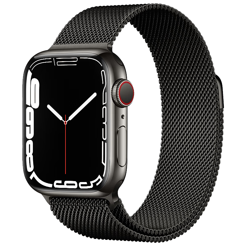 威千图 适用于苹果手表表带iwatch8米兰尼斯金属钢带apple watch7/Ultra/6/SE 44/45/49mm【米兰尼斯】黑色100035629581