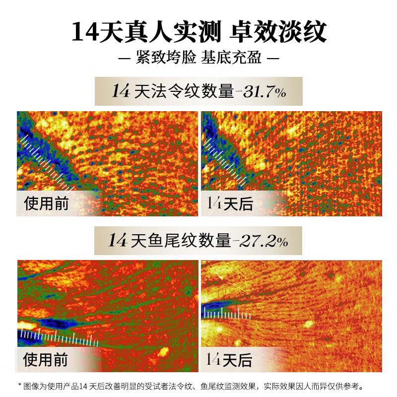 百雀羚(PECHOIN)面霜 赋颜紧塑菁纯霜 胶原紧致抗皱淡纹舒缓保湿修护精华霜护肤品 50g