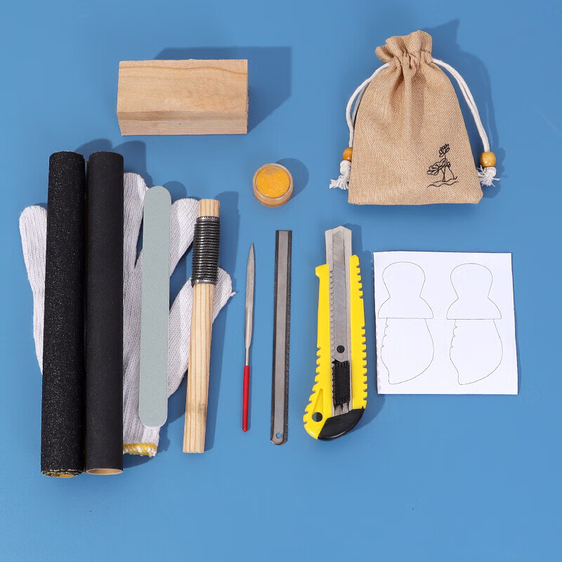 美芙仁桃木小肥刀小李肥剑木雕diy材料手工雕刻制作尚方宝剑婴儿童