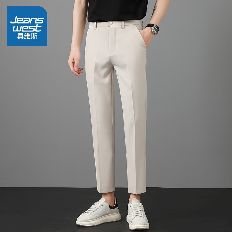 ���ڲ�������ά˹��Jeanswest���߼���������ʿ�ŷֿ��ﶬ���¿���֯���п�ֱͲ����С��ְҵ�� ��ɫ 38 (2��9)