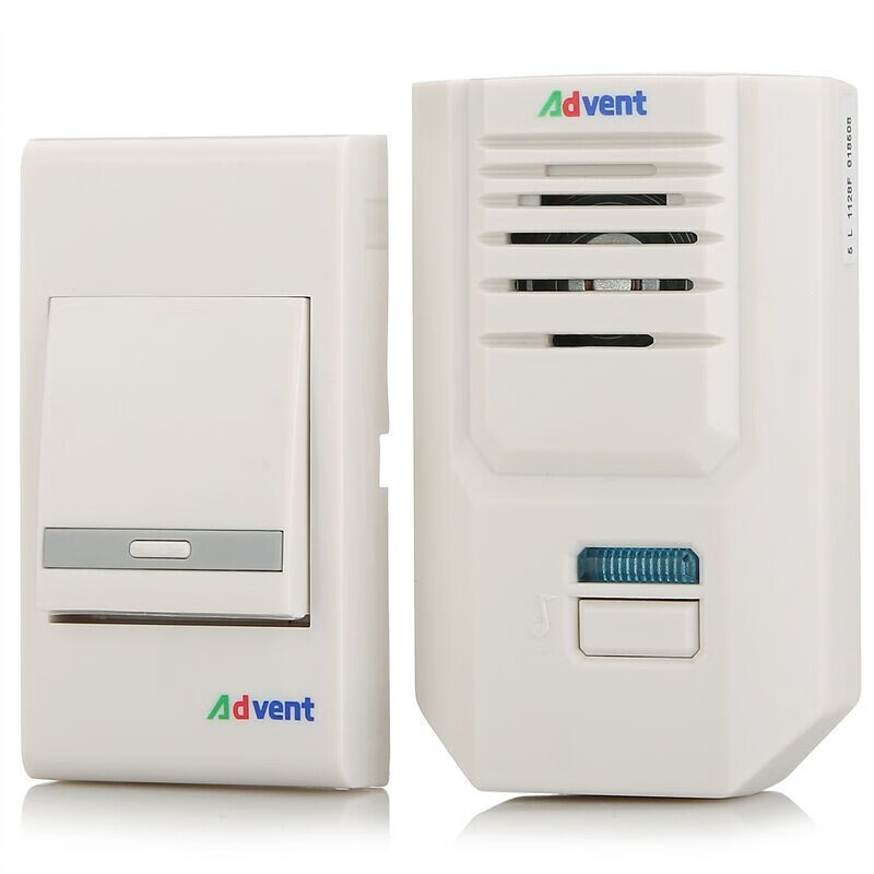 海得曼門鈴無線家用遠(yuǎn)距離無線門鈴用電池一拖二拖一電子遙控門鈴 F-106一拖一1個(gè)按鈕1個(gè)響鈴