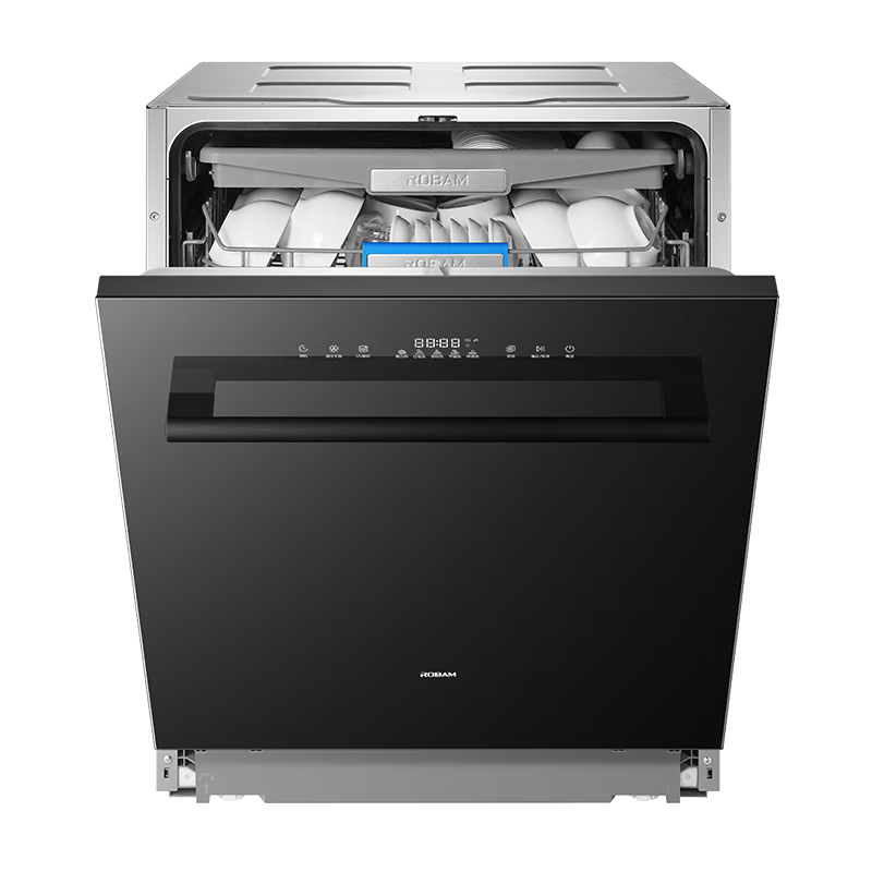 ROBAM 老板 B66D理想型17+1套三层嵌入式洗碗机大容量独立热风烘干机紫外家用洗碗机带消毒一体机免费橱改