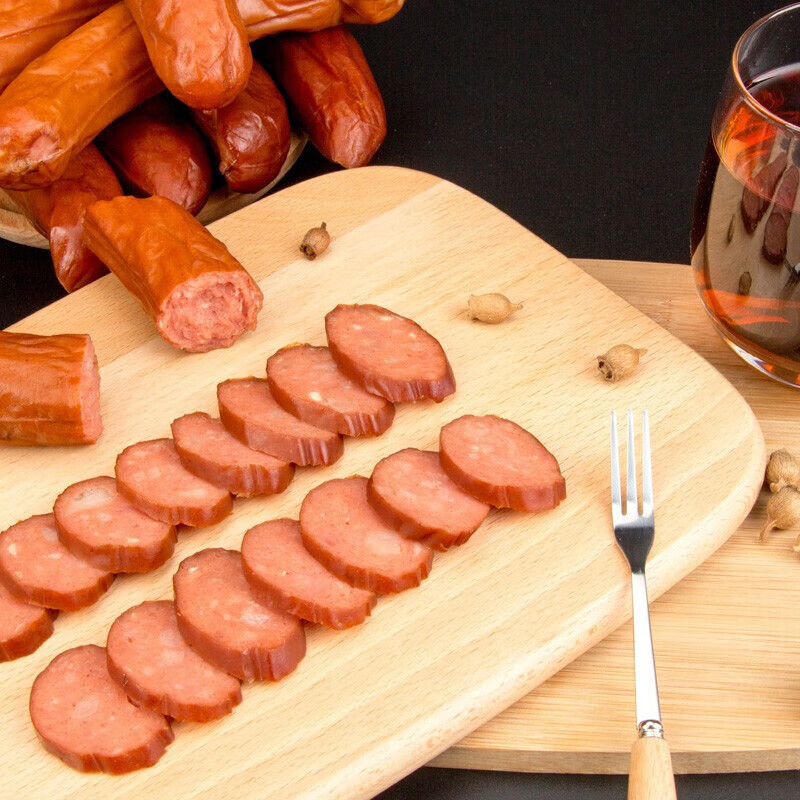 哈尔香哈尔滨风味红肠熟食腊味果木熏制俄罗斯香肠 开袋即食独立包装 精选礼盒1500g