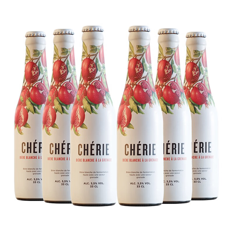 樱桃/覆盆子/石榴/蜜桃味精酿啤酒 奢莉石榴味 330ml 6瓶