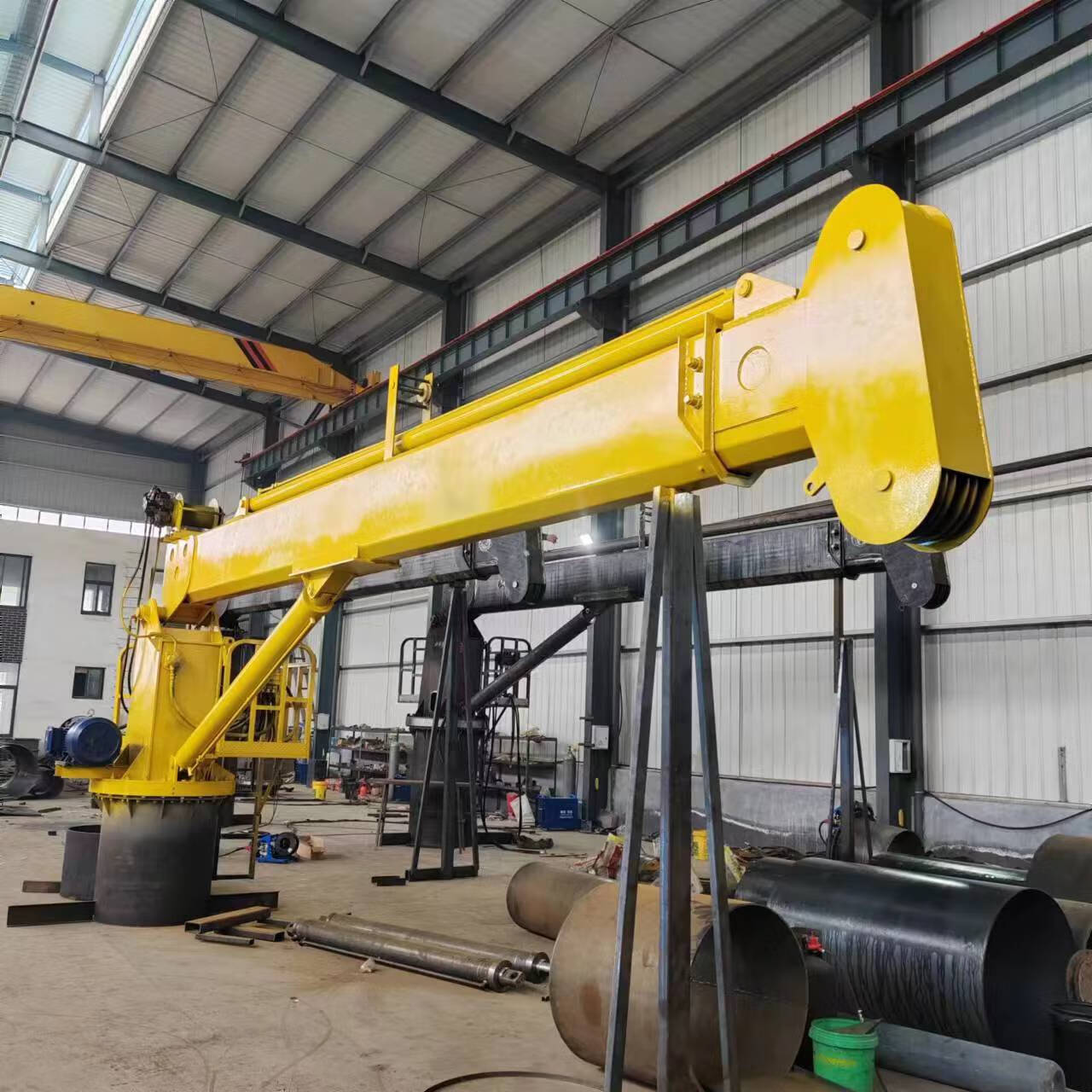 电动起重机液压伸缩臂克令吊船吊码头吊港口渔场固定式旋转吊机