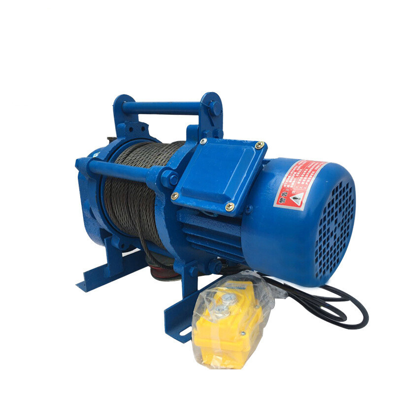 新款钢丝绳电动提升机500-1000公斤30米小型吊机提升机可配架子用 1t