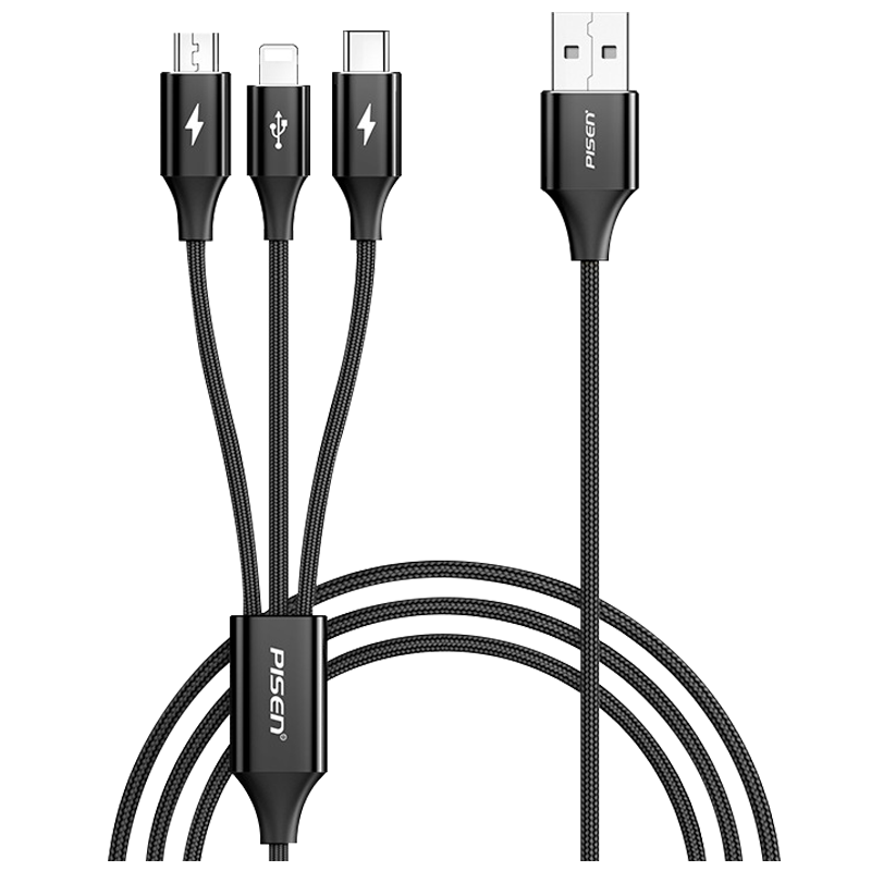 ���ڲ�����Ʒʤ��PISEN�� ����һ�����߶�ͷusb�๦�����ݳ��س����һ��������iphone15/16ƻ����׿ ����֯��1.2�ס���ɫ 44.64Ԫ��3��(��14.88Ԫ/��)