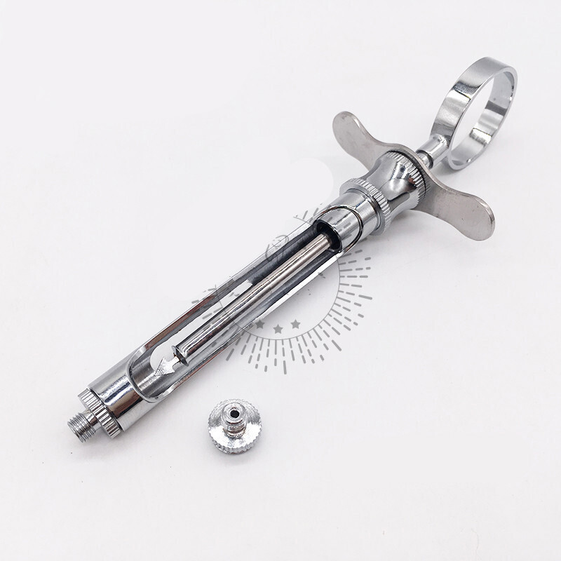 牙科材料口腔齿科碧蓝麻注射器针不锈钢必兰注射器带两个头 尖头不会