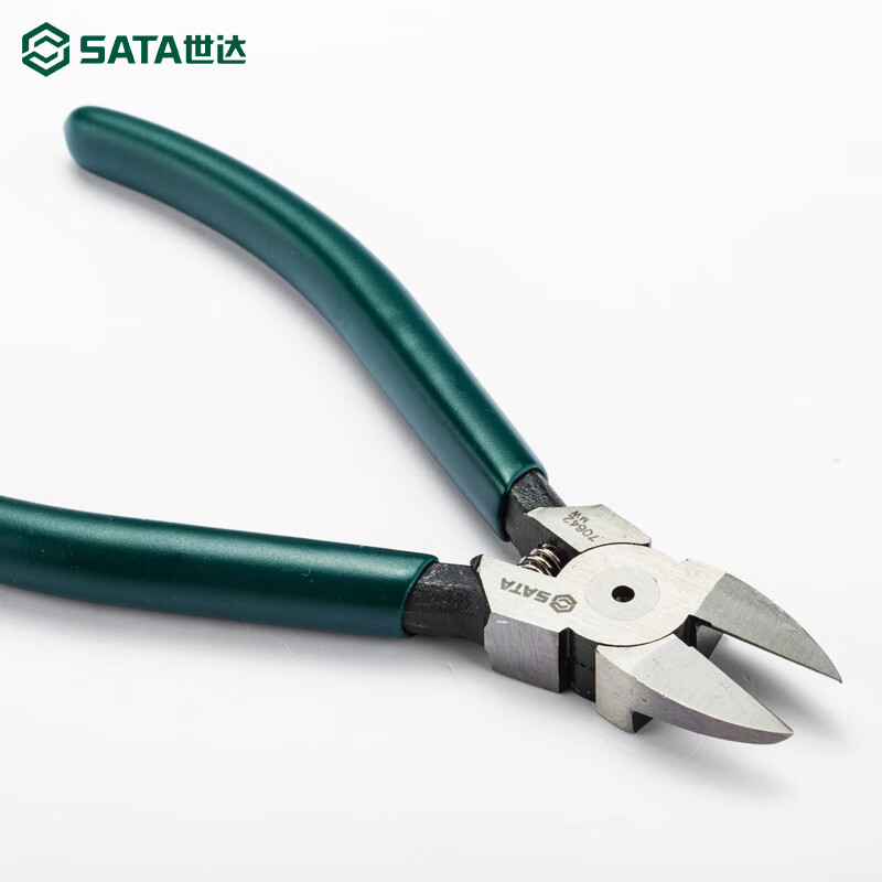 世达塑料水口钳偏口钳弹簧剪线钳6寸7寸斜嘴钳70641 70642  70643