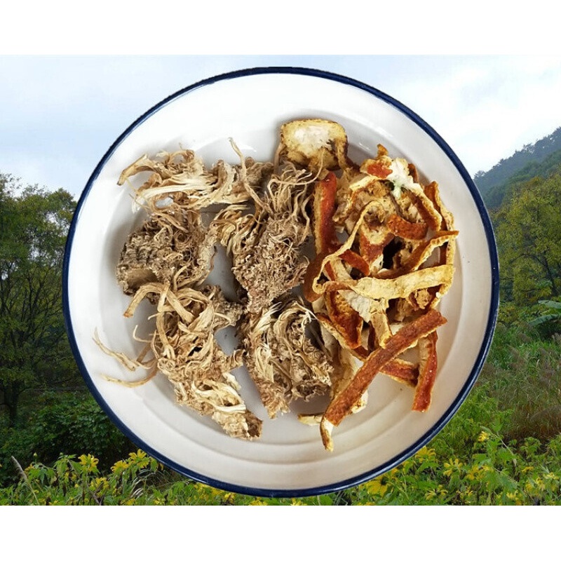 食滋补芹菜根陈皮各250g芹菜根泡水配陈皮茶芹菜根煮水青春不留痘