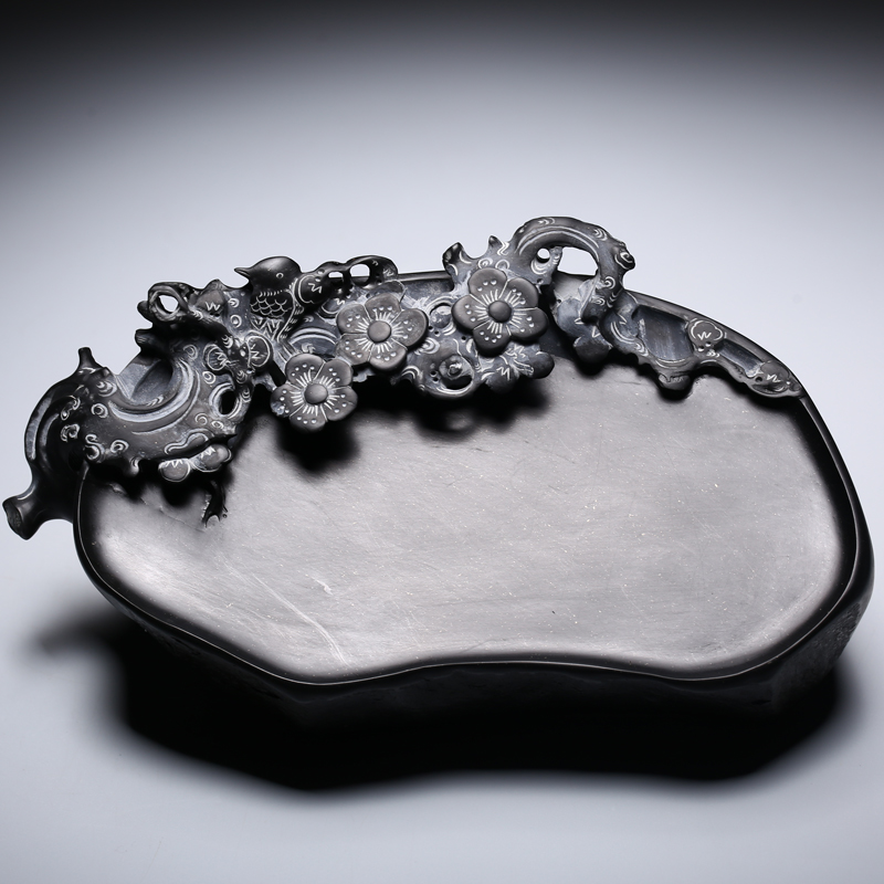 藏慧阁  文房四宝送礼创意喜上眉梢 安徽纪念艺术摆件收藏砚台歙砚