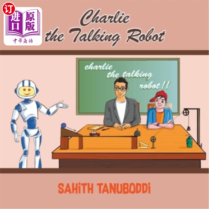 海外直订charlie the talking robot 会说话的机器人查理