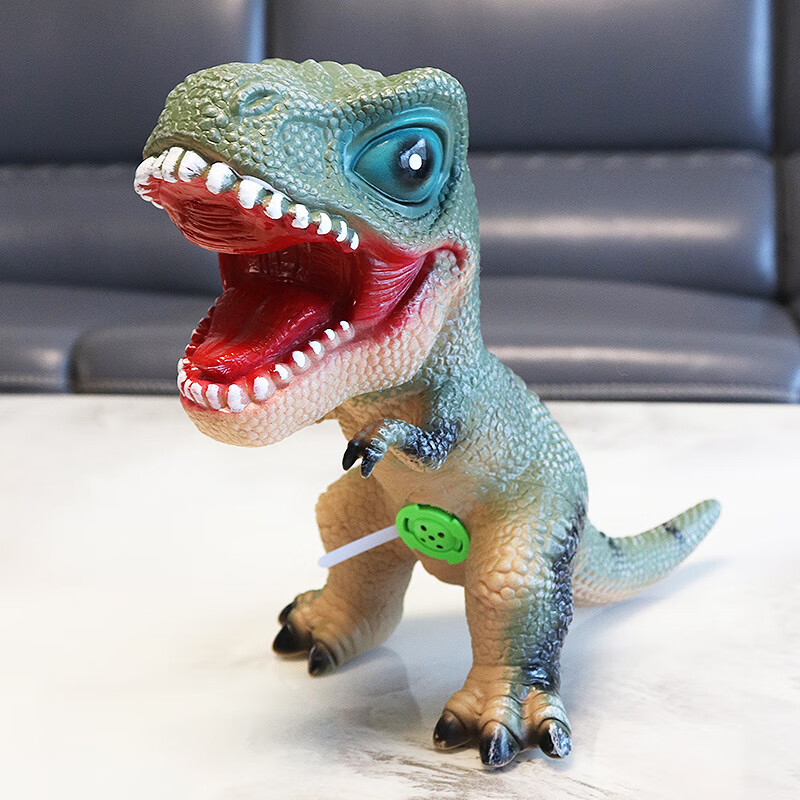 岁彩恐龙玩具霸王龙带叫声仿真动物模型软胶大恐龙男孩3-6岁儿童礼物