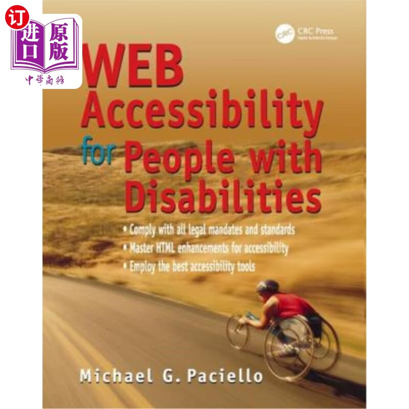海外直订web accessibility for people with disabilities 残疾人的