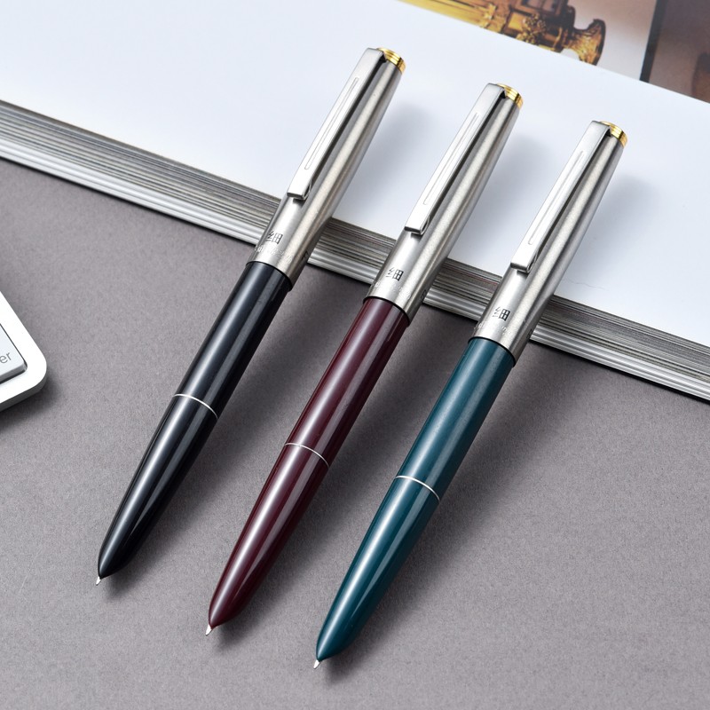 hero英雄经典怀旧款钢笔329特细老款收藏铱金笔学生用初学者硬笔书法