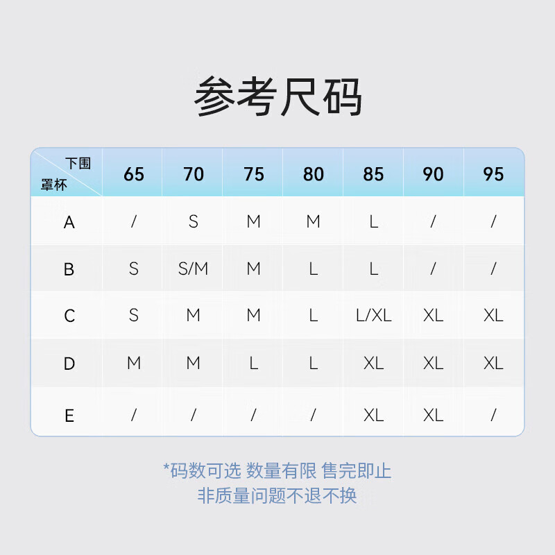 幸棉（LUCKMEEY）【2件装文胸盲盒 可选尺码】软支撑内衣无痕聚拢小胸显大舒适 2件【无钢圈】文胸 款式颜色随机 M