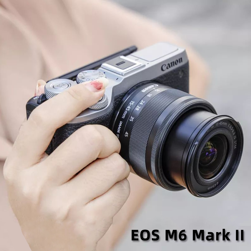 佳能eos m6 mark2 二代 入门级微单数码相机自拍美颜旅游vlog女生wjhh