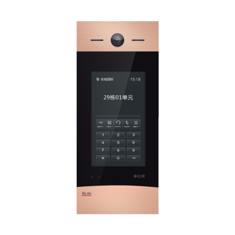 冠林可视对讲梯口机gl8-k4f机人脸识别gl8-k4/s智能终端大门 gl8-k4