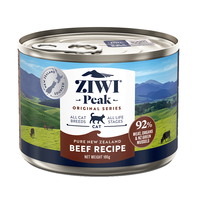 滋益巅峰（ZIWI）猫罐头牛肉味185g 猫零食湿粮主食罐 成猫幼猫通用新西兰原装进口