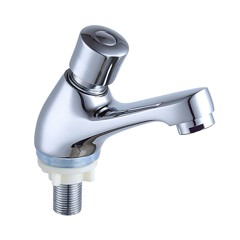 仁聚益按压式延时水龙头公共卫生间面盆自动停水节水自闭式单水龙头