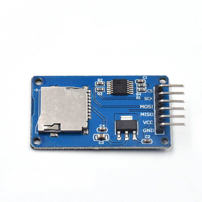 兼容arduino r3 micro SD模塊模擬TF卡讀寫SPI接口帶電平轉(zhuǎn)換芯片 小SD卡模塊