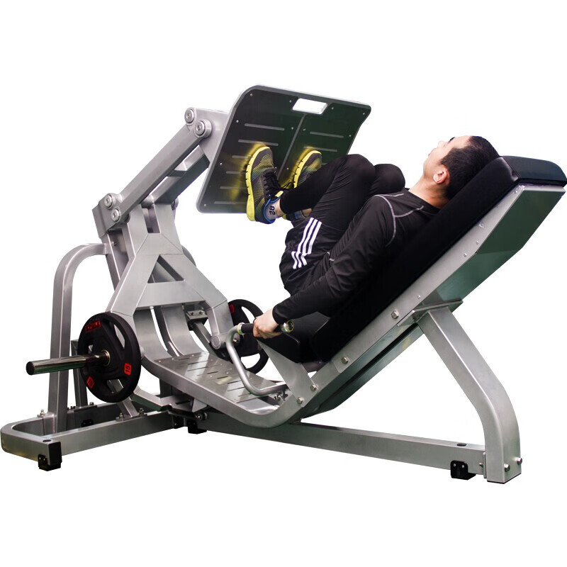 驰尚坐式45°倒蹬腿机卧式蹬腿训练机腿部训练器健身房力量型训练器材