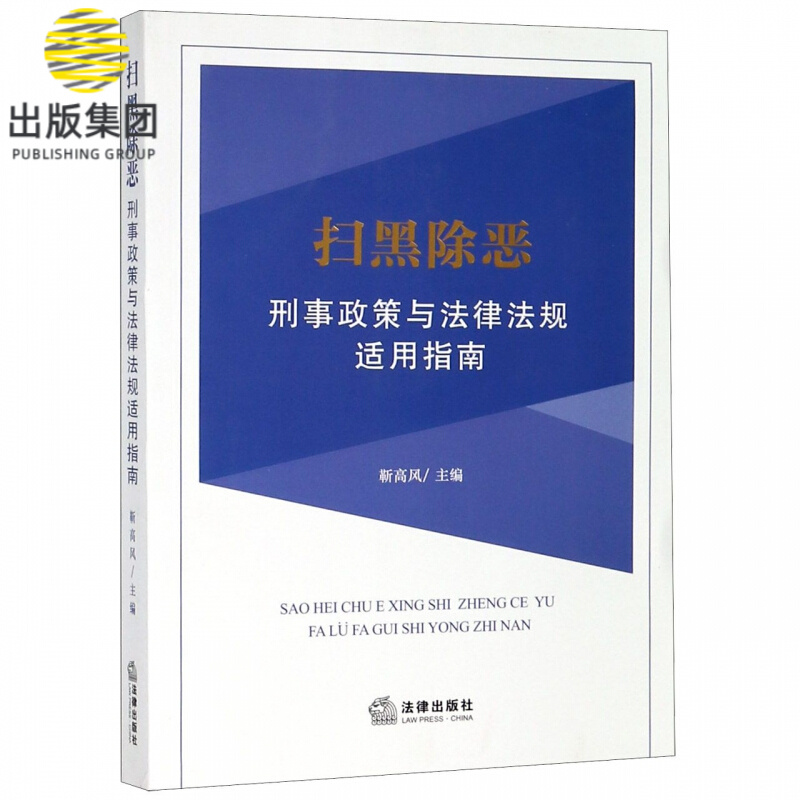 扫黑除恶刑事政策与法律法规适用指南