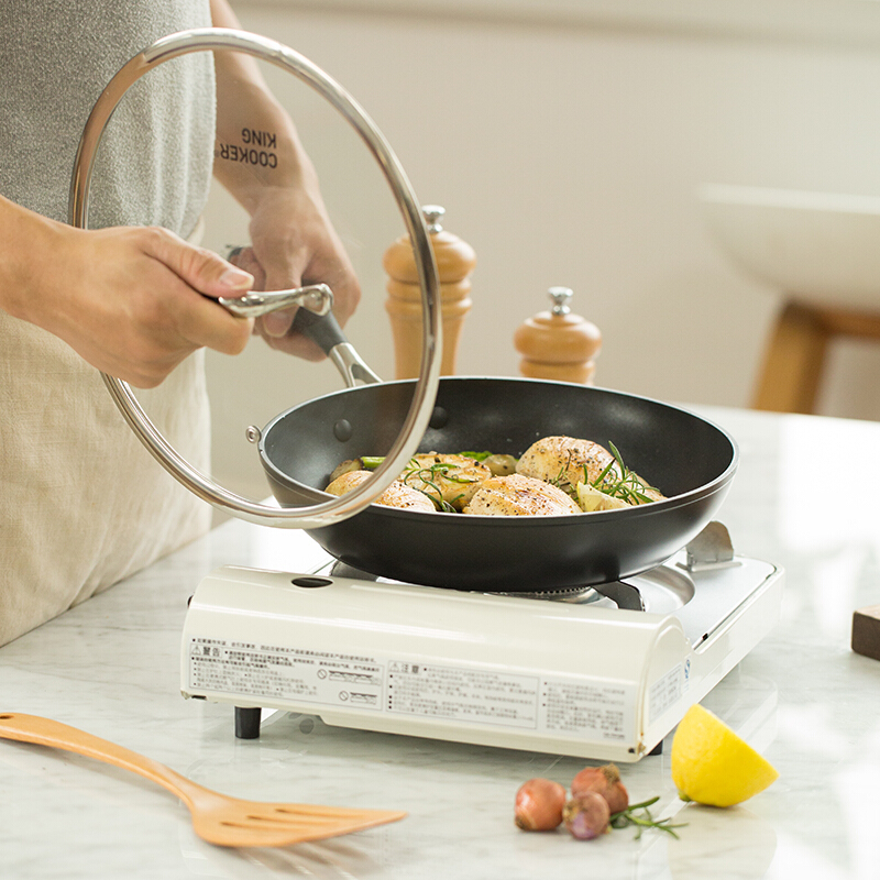 炊大皇(cooker king) 不粘锅26cm平底锅煎锅煎蛋煎饼煎牛排锅具电磁炉