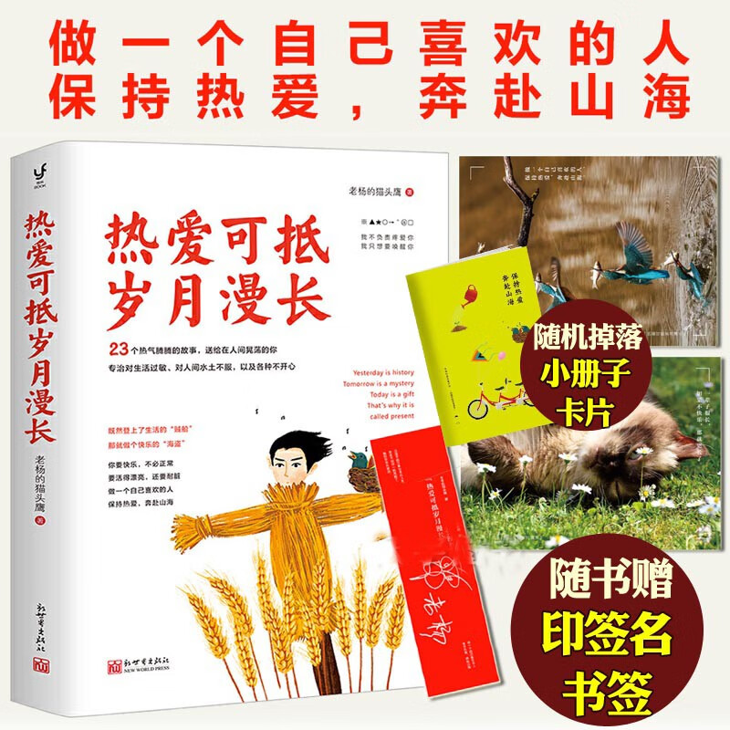 正版自选 热爱可抵岁月漫长、每天演好一个情绪稳定的成年人 老杨的猫头鹰 帮你找出被生活藏起来的糖果 成功励志 性格与习惯
