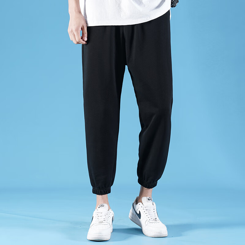 m-manyutie160八分裤男夏季薄款矮个子束脚裤子小个子宽松休闲运动