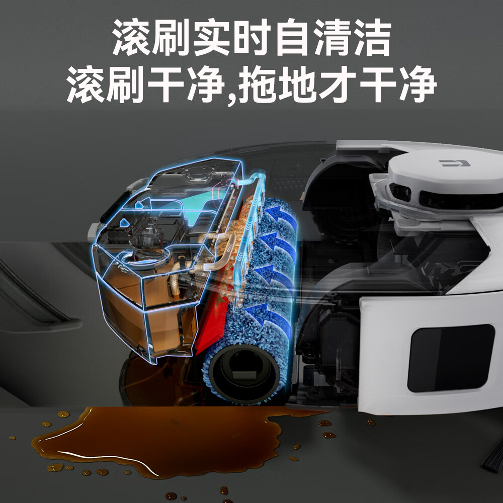 uwant友望智能扫洗地机器人扫地机扫拖一体全自动热水洗拖布自洗扫地机扫拖吸三合一热风烘干自动上下水 U300(活水洗地 一遍干净)