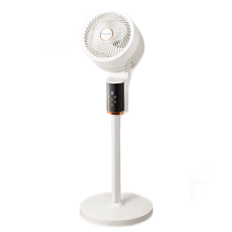 美菱（MeiLing）电风扇空气循环扇智能语音遥控驱蚊家用大风力落地扇轻音台立两用 白色语音遥控（送遥控器驱蚊片）