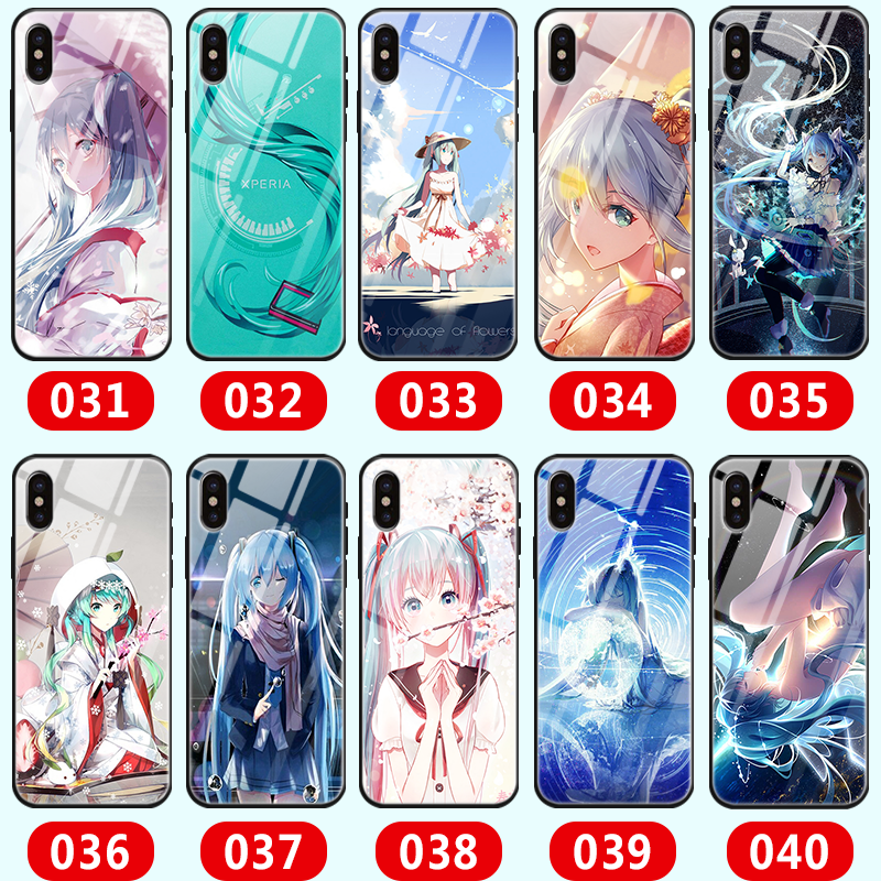 miku初音未来-千本樱-二次元 硅胶磨砂软壳-下单型号图片留言客服/防
