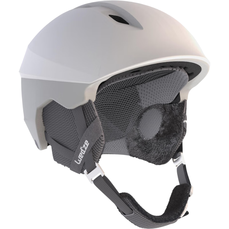 DECATHLON 迪卡侬 滑雪头盔成人单板双板抗冲击装备护具WEDZE1白色59-62cm-2952535