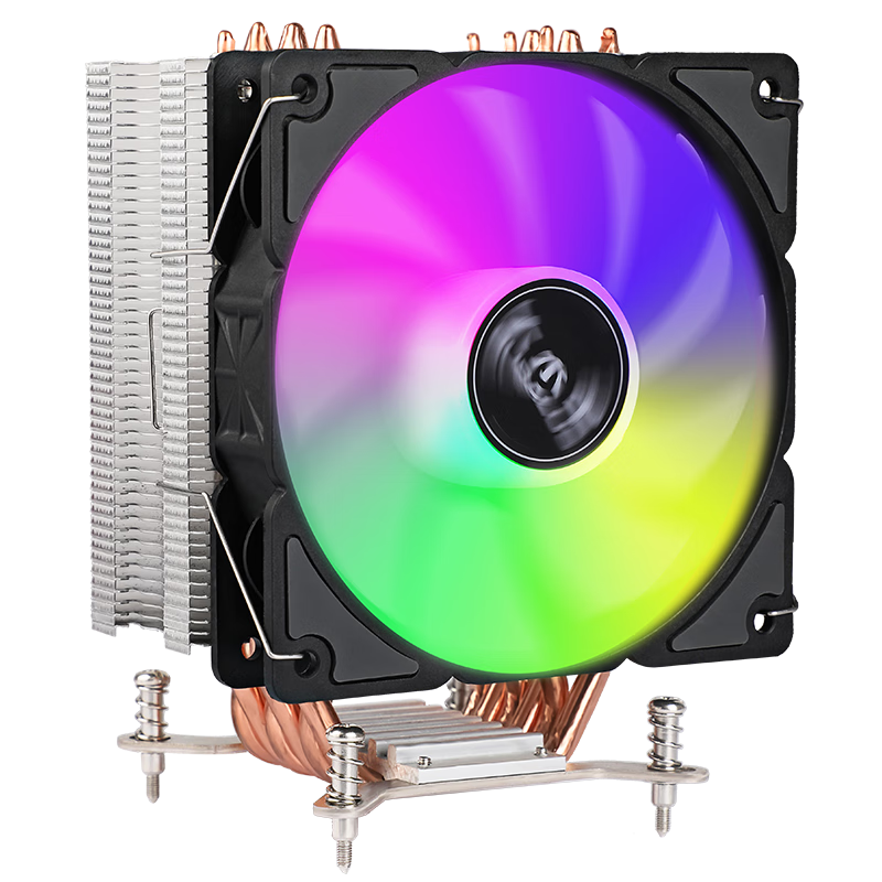 大水牛（BUBALUS）T61A 6热管CPU风冷散热器（ARGB风扇/Intel多平台/PWM温控/12CM/硅脂/锁具式/支持1700）