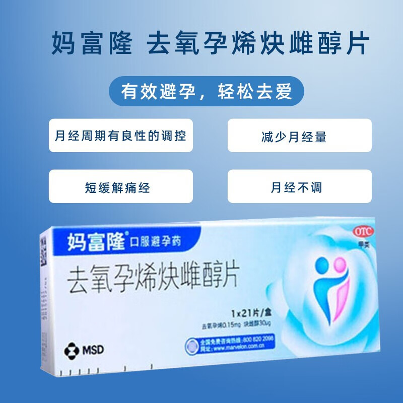 长期短效避孕药事前口服探亲避孕药女用避孕膜药非紧急经期调节舒婷 1
