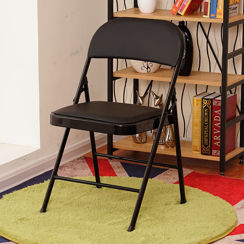 非洲鹰简易登子靠背椅家用折叠椅子便携办公椅会议椅电脑餐椅宿舍椅子