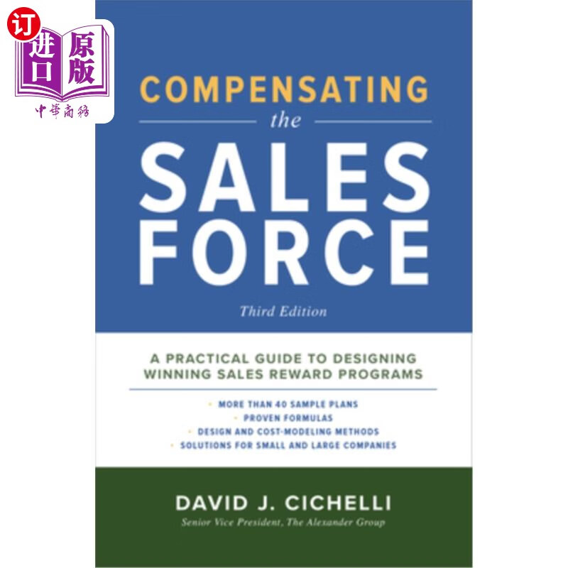 海外直订compensating the sales force, third edition: a practical