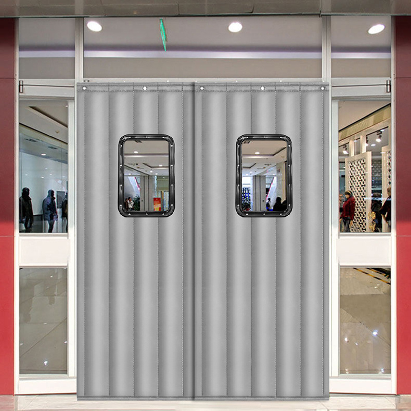 迪茵冬季棉门帘家用保暖帘加厚防寒隔断帘防风挡风商用门帘子 定制