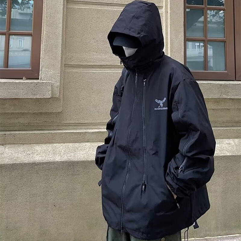 季韩版连帽棒球服青年潮流修身学生上衣服帅气褂子潮男秋冬男装外衣