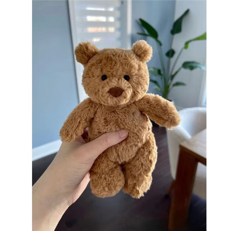 矢向巴塞罗那熊挂件jellycatjellycat2023年新品巴塞罗手袋挂饰钥匙扣