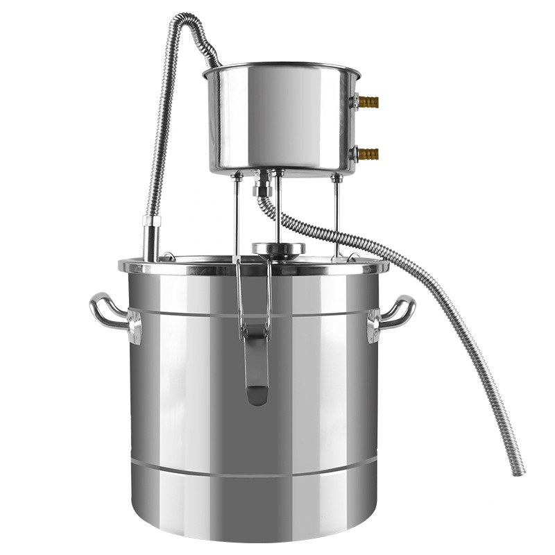 小型酿酒器烧酒蒸酒器酿酒设备家庭蒸馏器家用白酒纯露机 12l酿酒套餐