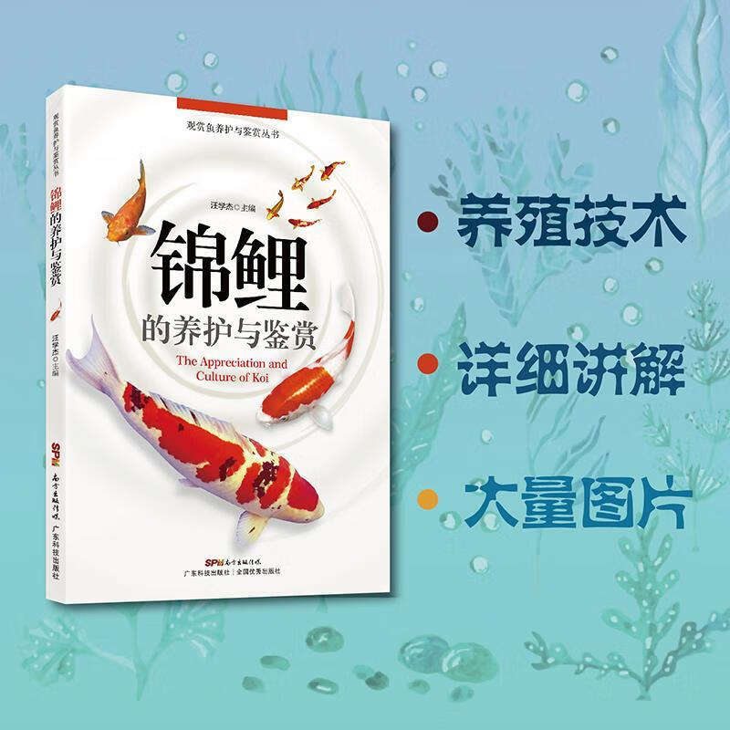 锦鲤的养护与鉴赏【正版好书，下单速发】