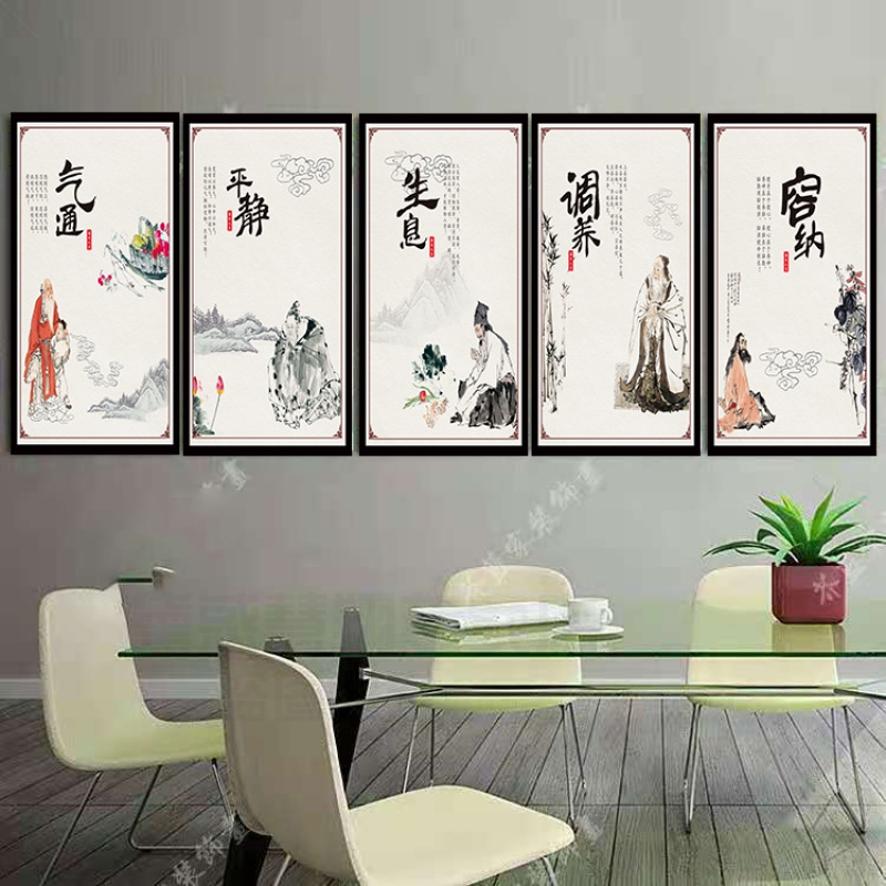 米白色 60*100cm 12mm厚木板立体挂画 五