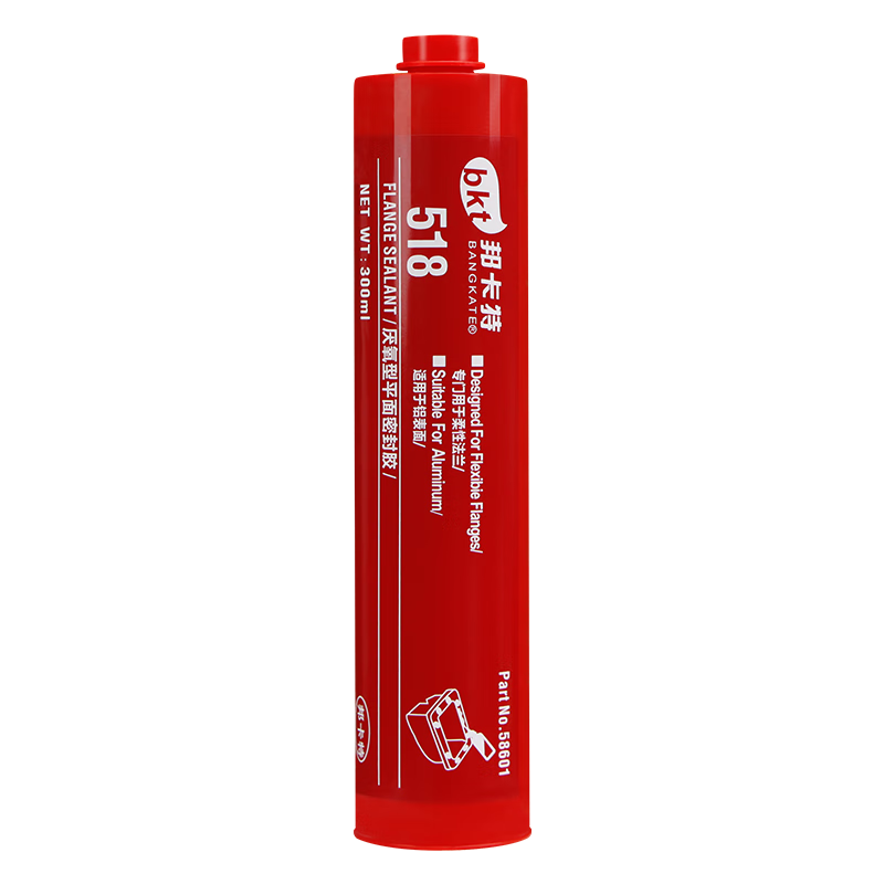 邦卡特平面密封膠 510免墊片厭氧膠耐高溫密封劑發(fā)動機(jī)缸蓋法蘭水 518平面密封膠（300ML）