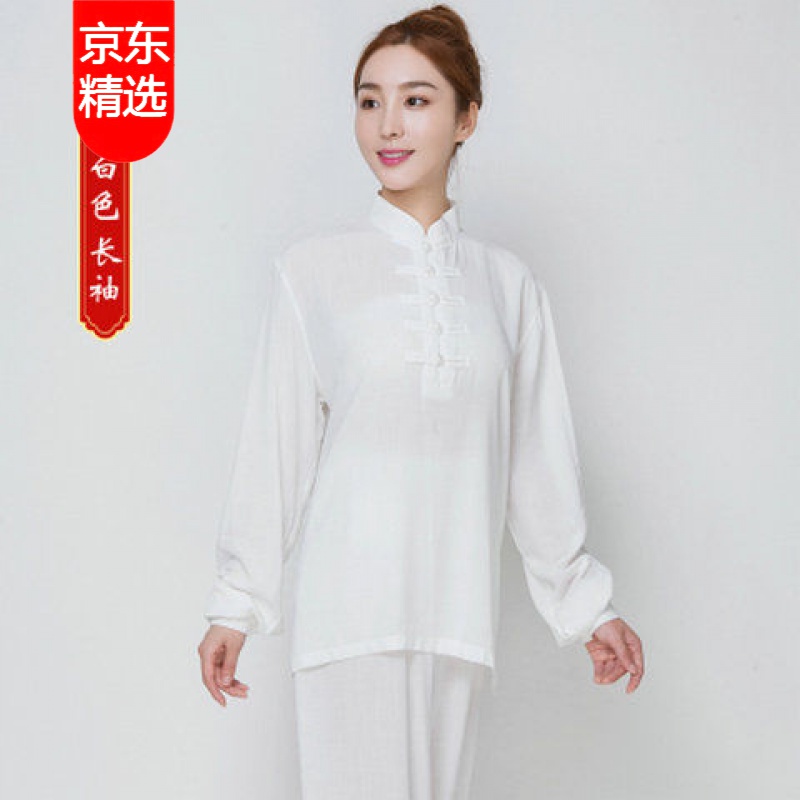 【亲肤太极服】2021新款太极服女夏季亚麻棉麻新款透气中老年太极拳