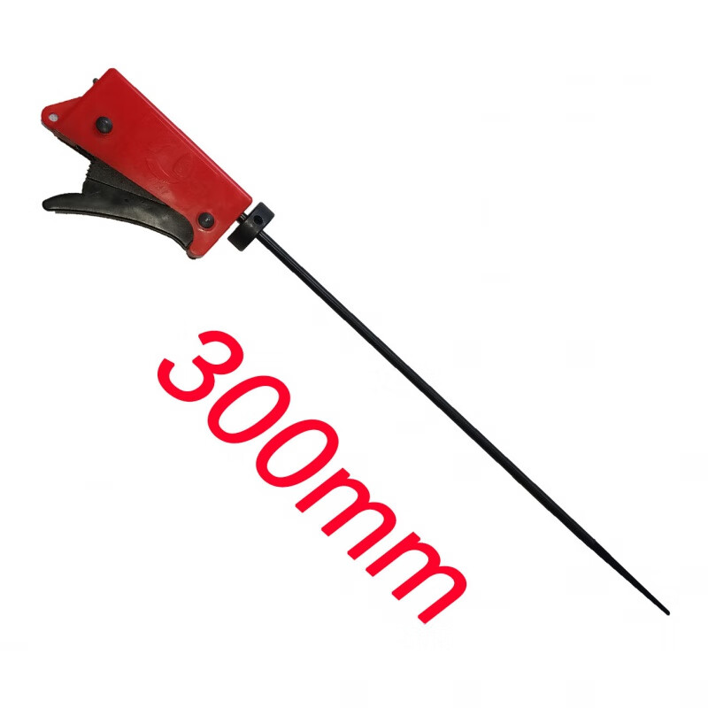 牌手动纺织清洁捻枪捻棍加长手动绞手皮辊清洁器 手动捻棒 针长200mm